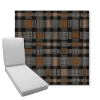 Picture of Rubix Center City | Boxed Chaise Lounge Cushion - Sunbrella© Fabric