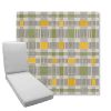 Picture of Rubix Lemon Lime | Boxed Chaise Lounge Cushion - Sunbrella© Fabric