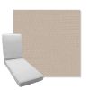 Picture of Shelter Linen | Boxed Chaise Lounge Cushion - Sunbrella© Fabric