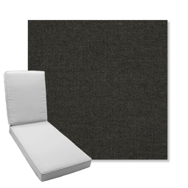 Picture of Spectrum Carbon | Boxed Chaise Lounge Cushion - Sunbrella© Fabric