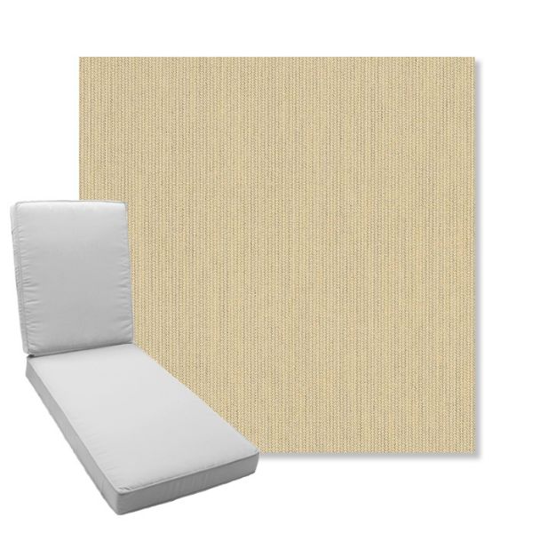 Picture of Spectrum Sand | Boxed Chaise Lounge Cushion - Sunbrella© Fabric