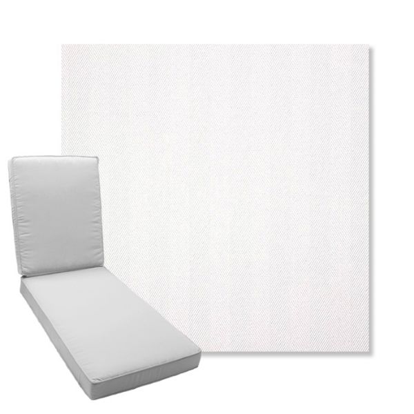 Picture of Switch Salt | Boxed Chaise Lounge Cushion - Sunbrella© Fabric