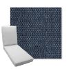 Picture of Tailored Indigo | Boxed Chaise Lounge Cushion - Sunbrella© Fabric