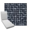 Picture of Toggle Blueprint | Boxed Chaise Lounge Cushion - Sunbrella© Fabric