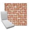 Picture of Toggle Canyon Rose | Boxed Chaise Lounge Cushion - Sunbrella© Fabric