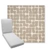 Picture of Toggle Driftwood | Boxed Chaise Lounge Cushion - Sunbrella© Fabric