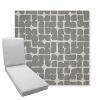 Picture of Toggle Greystone | Boxed Chaise Lounge Cushion - Sunbrella© Fabric