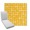 Picture of Toggle Lemon Drop | Boxed Chaise Lounge Cushion - Sunbrella© Fabric