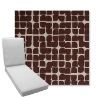Picture of Toggle Plumberry | Boxed Chaise Lounge Cushion - Sunbrella© Fabric