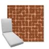 Picture of Toggle Terra Rosa | Boxed Chaise Lounge Cushion - Sunbrella© Fabric
