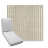 Picture of Trail Dove | Boxed Chaise Lounge Cushion - Sunbrella© Fabric