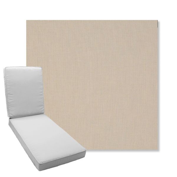 Picture of Tucker Golden Hour | Boxed Chaise Lounge Cushion - Sunbrella© Fabric