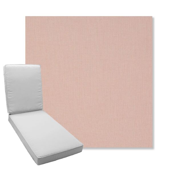 Picture of Tucker Lobster | Boxed Chaise Lounge Cushion - Sunbrella© Fabric