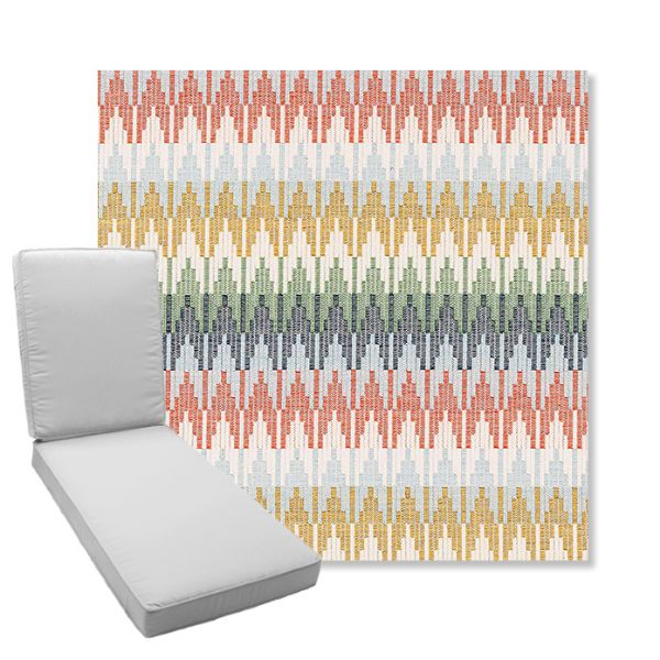 Picture of Valley Sedona | Boxed Chaise Lounge Cushion - Sunbrella© Fabric