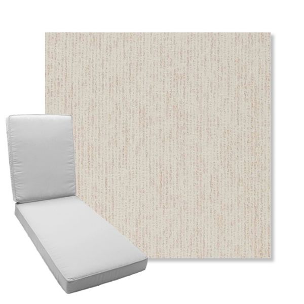 Picture of Vista Alabaster | Boxed Chaise Lounge Cushion - Sunbrella© Fabric