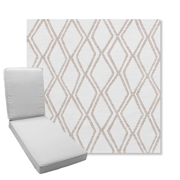 Picture of Voyage Dune | Boxed Chaise Lounge Cushion - Sunbrella© Fabric