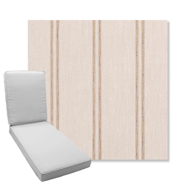 Picture of Wayward Wren | Boxed Chaise Lounge Cushion - Sunbrella© Fabric