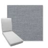 Picture of Willa Haze | Boxed Chaise Lounge Cushion - Sunbrella© Fabric