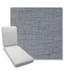 Picture of Willa Tidal | Boxed Chaise Lounge Cushion - Sunbrella© Fabric