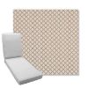 Picture of Yardly Sprig | Boxed Chaise Lounge Cushion - Sunbrella© Fabric