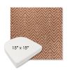 Picture of Argo Clay | 18" x 18" Boxed Contoured Rounded Back Wicker Chair Cushion - Sunbrella© Fabric