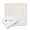 Picture of Bliss Linen | 18" x 18" Boxed Contoured Rounded Back Wicker Chair Cushion - Sunbrella© Fabric