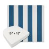 Picture of Cabana Regatta | 18" x 18" Boxed Contoured Rounded Back Wicker Chair Cushion - Sunbrella© Fabric
