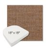 Picture of Cassava Copper | 18" x 18" Boxed Contoured Rounded Back Wicker Chair Cushion - Sunbrella© Fabric