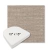 Picture of Charmer Pebble | 18" x 18" Boxed Contoured Rounded Back Wicker Chair Cushion - Sunbrella© Fabric
