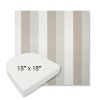 Picture of Direction Linen | 18" x 18" Boxed Contoured Rounded Back Wicker Chair Cushion - Sunbrella© Fabric