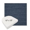 Picture of Embrace Indigo | 18" x 18" Boxed Contoured Rounded Back Wicker Chair Cushion - Sunbrella© Fabric