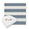Picture of Excel Denim | 18" x 18" Boxed Contoured Rounded Back Wicker Chair Cushion - Sunbrella© Fabric