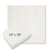 Picture of Idol Snow | 18" x 18" Boxed Contoured Rounded Back Wicker Chair Cushion - Sunbrella© Fabric