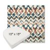 Picture of Inga Boho | 18" x 18" Boxed Contoured Rounded Back Wicker Chair Cushion - Sunbrella© Fabric