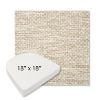 Picture of Litchfield Sand | 18" x 18" Boxed Contoured Rounded Back Wicker Chair Cushion - Sunbrella© Fabric