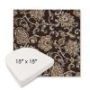 Picture of Martha Floral Garden Path | 18" x 18" Boxed Contoured Rounded Back Wicker Chair Cushion - Sunbrella© Fabric