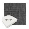 Picture of Metamorphic Slate | 18" x 18" Boxed Contoured Rounded Back Wicker Chair Cushion - Sunbrella© Fabric