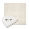 Picture of Nurture White | 18" x 18" Boxed Contoured Rounded Back Wicker Chair Cushion - Sunbrella© Fabric
