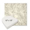 Picture of Palma Whitesand | 18" x 18" Boxed Contoured Rounded Back Wicker Chair Cushion - Sunbrella© Fabric