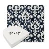 Picture of Patra Indigo | 18" x 18" Boxed Contoured Rounded Back Wicker Chair Cushion - Sunbrella© Fabric