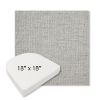 Picture of Piazza Pebble | 18" x 18" Boxed Contoured Rounded Back Wicker Chair Cushion - Sunbrella© Fabric