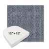 Picture of Rise Indigo | 18" x 18" Boxed Contoured Rounded Back Wicker Chair Cushion - Sunbrella© Fabric