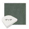 Picture of Royale Moss | 18" x 18" Boxed Contoured Rounded Back Wicker Chair Cushion - Sunbrella© Fabric