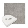 Picture of Tailored Fog | 18" x 18" Boxed Contoured Rounded Back Wicker Chair Cushion - Sunbrella© Fabric