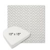 Picture of Underline Dove | 18" x 18" Boxed Contoured Rounded Back Wicker Chair Cushion - Sunbrella© Fabric