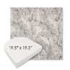 Picture of Calm Graphite | 19.5" x 19.5" Boxed Contoured Rounded Back Wicker Chair Cushion - Sunbrella© Fabric