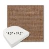 Picture of Cassava Copper | 19.5" x 19.5" Boxed Contoured Rounded Back Wicker Chair Cushion - Sunbrella© Fabric