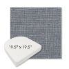 Picture of Cassava Slate | 19.5" x 19.5" Boxed Contoured Rounded Back Wicker Chair Cushion - Sunbrella© Fabric