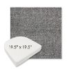 Picture of Chartres Granite | 19.5" x 19.5" Boxed Contoured Rounded Back Wicker Chair Cushion - Sunbrella© Fabric