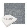 Picture of Chartres Storm | 19.5" x 19.5" Boxed Contoured Rounded Back Wicker Chair Cushion - Sunbrella© Fabric